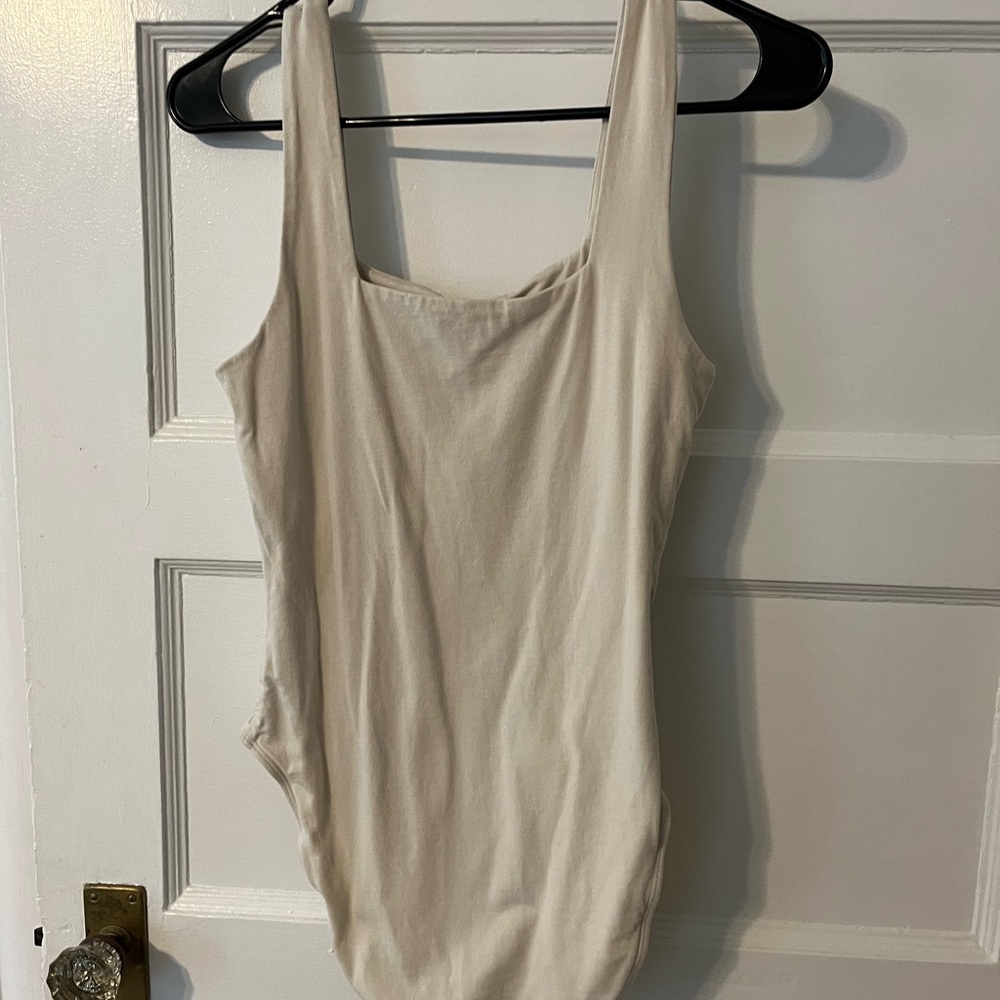 Cream Body suit